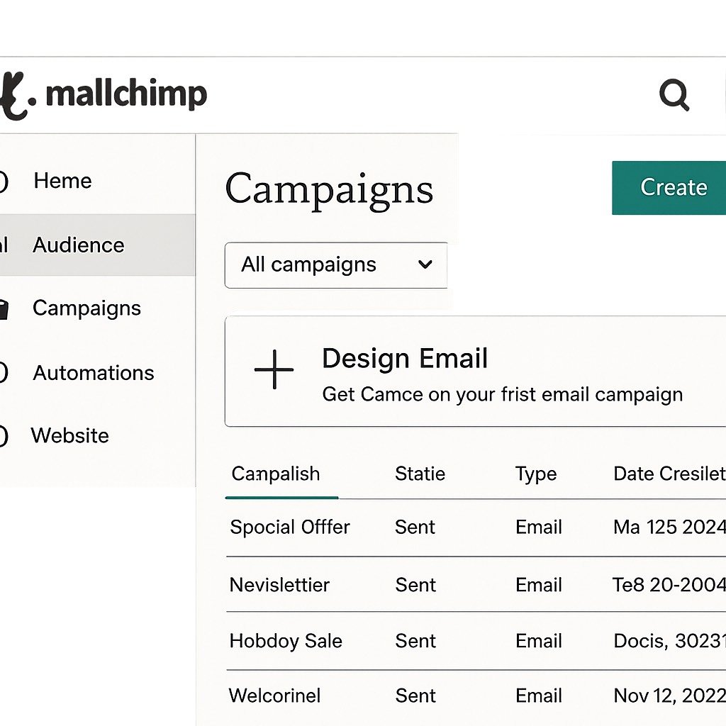 marketing tools interface